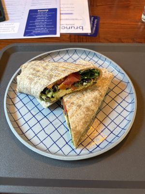 Zajtrk burrito  at Piccola Cafe in Ljubljana