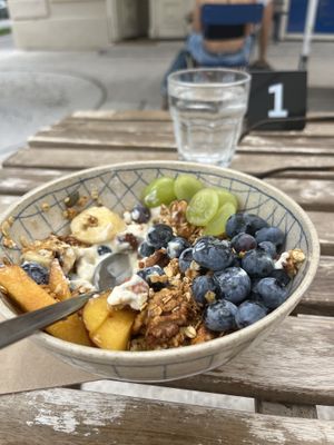 Soy yoghurt  at Piccola Cafe in Ljubljana