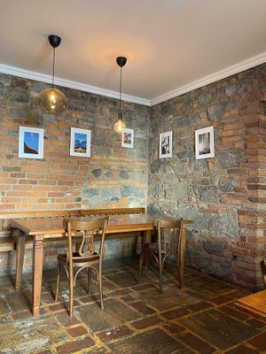 Piccola café indoor area  at Piccola Cafe in Ljubljana