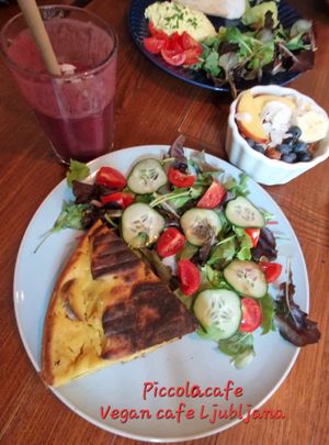  at Piccola Cafe in Ljubljana