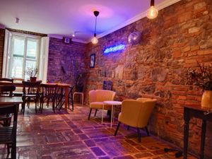 Interior at Piccola Cafe in Ljubljana