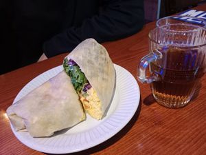 Breakfast wrap 🌯 at Piccola Cafe in Ljubljana