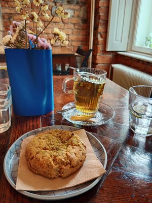 Pistachio cookie 🍪 at Piccola Cafe in Ljubljana