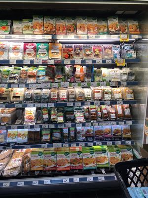 Vegan products at Le Retour a la Terre Rive Droite in Paris