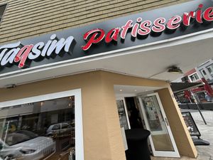 store front  at Taqsim Patisserie  in Cologne
