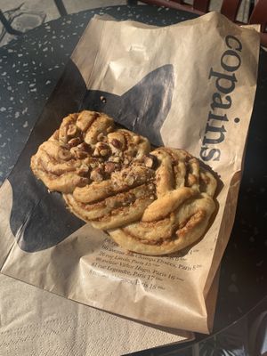 Almond and hazelnut pastry  at Copains - Tiquetonne  in Paris