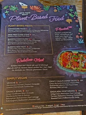 Plantbased meals at Enchilada in Cologne