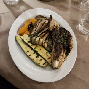 Grilled vegetables at Zur Sonne in Lana