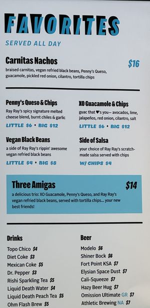 Favorites   at Ray Ray's in Saint Helena