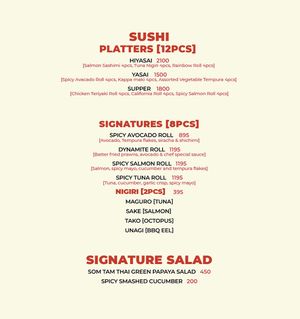 Sushi  at SUPPER CLUB - Gaas Baas Co in Kathmandu