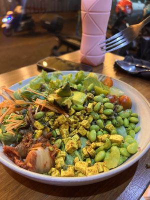   at WORD Hummus Bar in Canggu