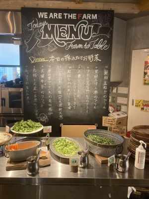 Menu  at WE ARE THE FARM - Toyosu in Tokyo