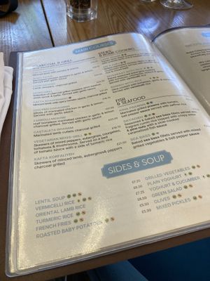 Menu  at Ruba Restaurant in Teddington