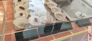 Fresh mochi choice at Onisuko in Paris