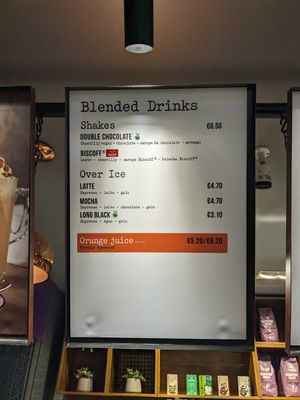 Menu at LIS - SOHO Coffee - T1 in Lisbon