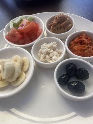 Vegan breakfast plate   at Mooncaff in Sarajevo