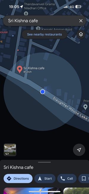 It’s where the blue dot is.   at SVP Restaurant - SVP உணவகம் in Batticaloa