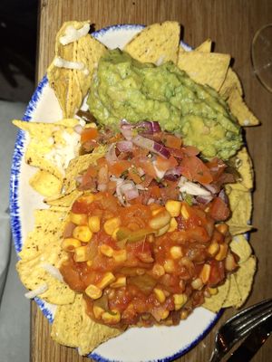 Vegan nachos at The Woollen Mills in Dublin