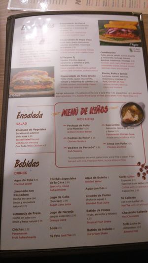 And a vegan sandwich at El Trapiche - Via Argentina in Panama City