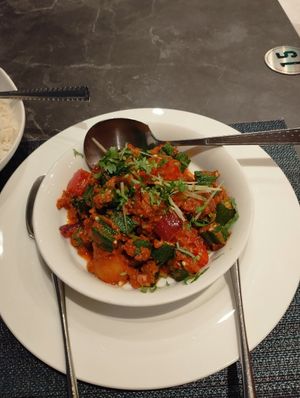 Bhindi Masala is tasty at Bollywood (Shenzhen Poly Cultural Center Branch) - 宝莱坞印度餐厅(海岸城店) in Shenzhen