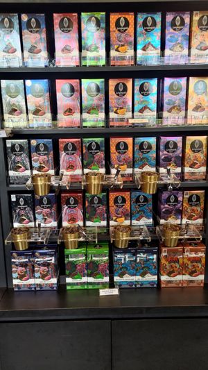 Some of the available chocolate bars at Junglegold Bali - Sanur in Sanur