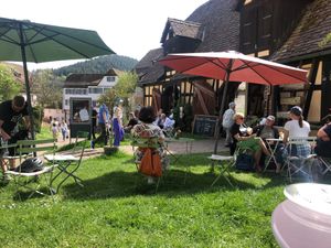 View from the terrace. at Cafe im Kloster in Calw