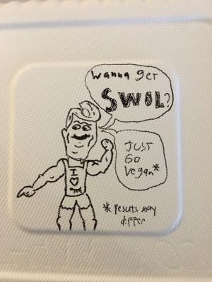 Even the to go boxes are cute! at Shimmy Shack in Plymouth