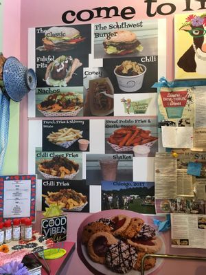 Popular menu items at Shimmy Shack in Plymouth