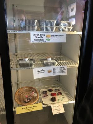 To go quick meals at Shimmy Shack in Plymouth