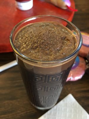 Chocolate shake at Shimmy Shack in Plymouth