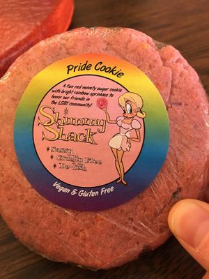 One of many types of cookies at Shimmy Shack in Plymouth