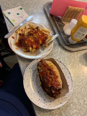 Fries were really good! I didn’t imagine I’d like a carrot as a hot dog, but interestingly it works.  at Shimmy Shack in Plymouth