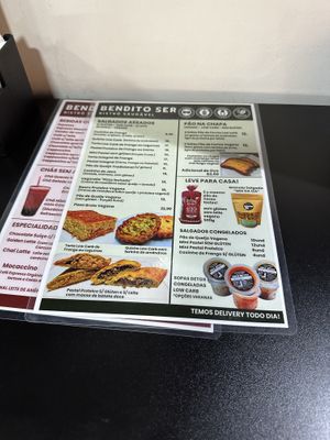 Menu   at Bendito Ser in Santos