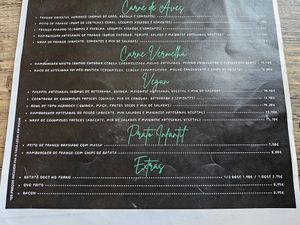 Part of the menu. at Balance FitFood - Aveiro in Aveiro