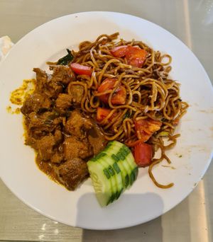 Buffet plate at Lotus at Berjaya 莲心 in Kuala Lumpur