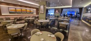 Spacious seating area at Lotus at Berjaya 莲心 in Kuala Lumpur