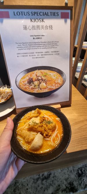 Laksa at Lotus at Berjaya 莲心 in Kuala Lumpur