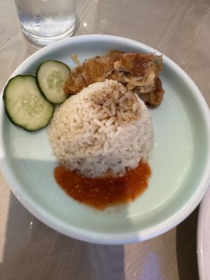 Chicken ricee  at Lotus at Berjaya 莲心 in Kuala Lumpur