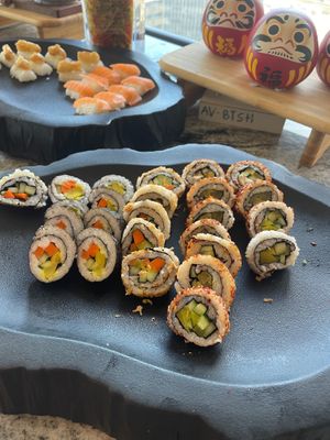 assorted sushi at Lotus at Berjaya 莲心 in Kuala Lumpur
