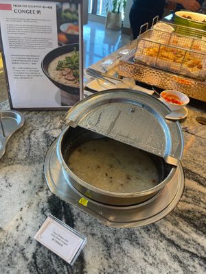 congee at Lotus at Berjaya 莲心 in Kuala Lumpur