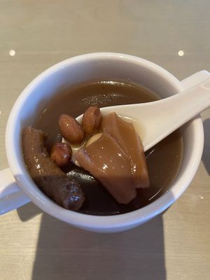 Peanut soup at Lotus at Berjaya 莲心 in Kuala Lumpur