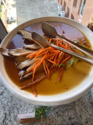 Spicy Braised King Oyster Mushroom
 at Lotus at Berjaya 莲心 in Kuala Lumpur