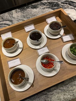 sauces at Lotus at Berjaya 莲心 in Kuala Lumpur