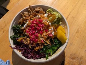 Duck poke at VCO 2025 at Gourmet Poké  in Bristol