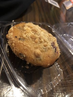 Blueberry muffin   at Loving Hut in Brooklyn