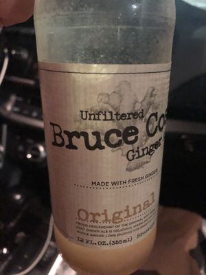 No alcohol ginger drink😄  at Loving Hut in Brooklyn