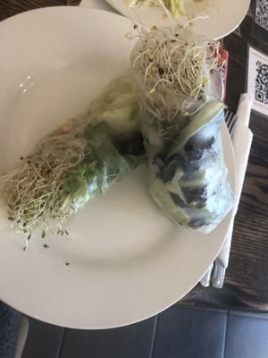 Alfalfa roll   at Loving Hut in Brooklyn