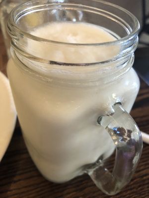 Pina colada   at Loving Hut in Brooklyn