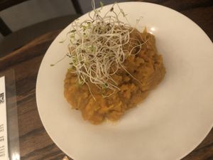 Sweet potato gluten free   at Loving Hut in Brooklyn