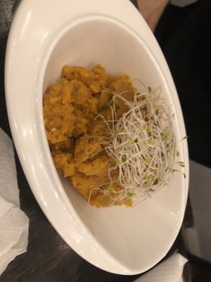 Sweet potato gluten free   at Loving Hut in Brooklyn